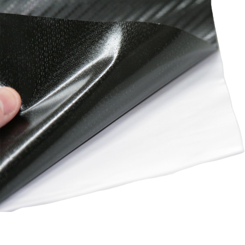 TC 3D Carbon Fiber Vinyl Bubble-Free Film Wrap - BLACK