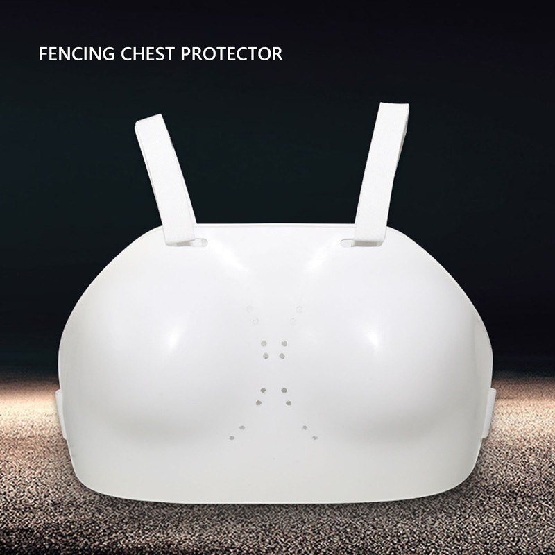 Fencing Sport Chest Guard PVC Adjustable Strap Fencing Women Breast