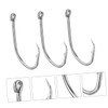 Kisangel Turtle Hook Set 50pcs Catching Hooks Extractor for Catfish