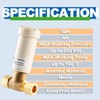 AquaNeurk 2Pcs Resin Water Hammer Arrestor,3/8 Inch OD Compression x
