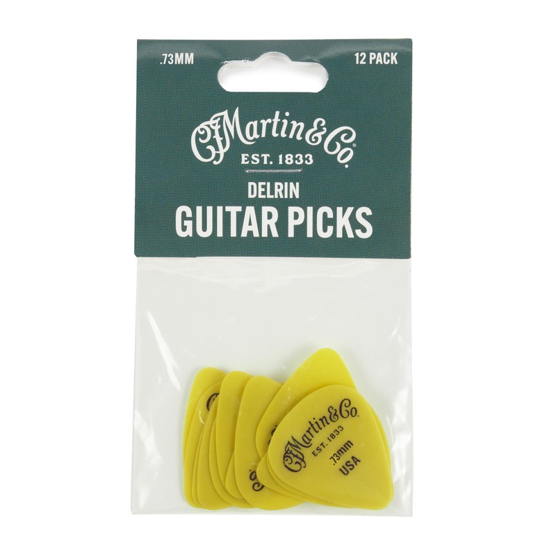 C.F. Martin Delrin Picks (Yellow, One Size)