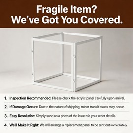 Foreng Extra Wide Clear Dog Gate 31" Tall Clear Acrylic Freestanding Dog gate Transparent Pet Gate for Doorways Stairs 4 Panel(55"-92" W)