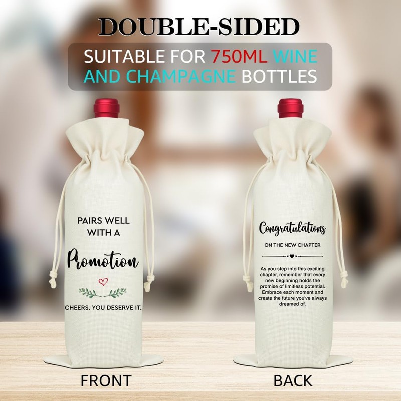 LAGZDFC Pairs Well With A Promotion Wine Champagne Gifts Bag,