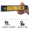 Torpedo Spirit Level, 3 Bubble 45°,90°,180°, Leveller with Vertical Horizontal