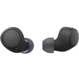 Sony WF-C510 Truly Wireless Earbuds with 22-Hour Battery, IPX4, Multipoint, Black Bundle with Deco Essentials 6 Pairs of in-Ear Earbud Tips (S/M/L Sizes)