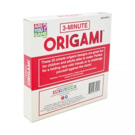 AreYouGame.com New - AreYouGame.com 3-Minute Origami - Ages 8+ | 1+ players