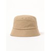 Beams Men's Basic Bucket Hat, beige