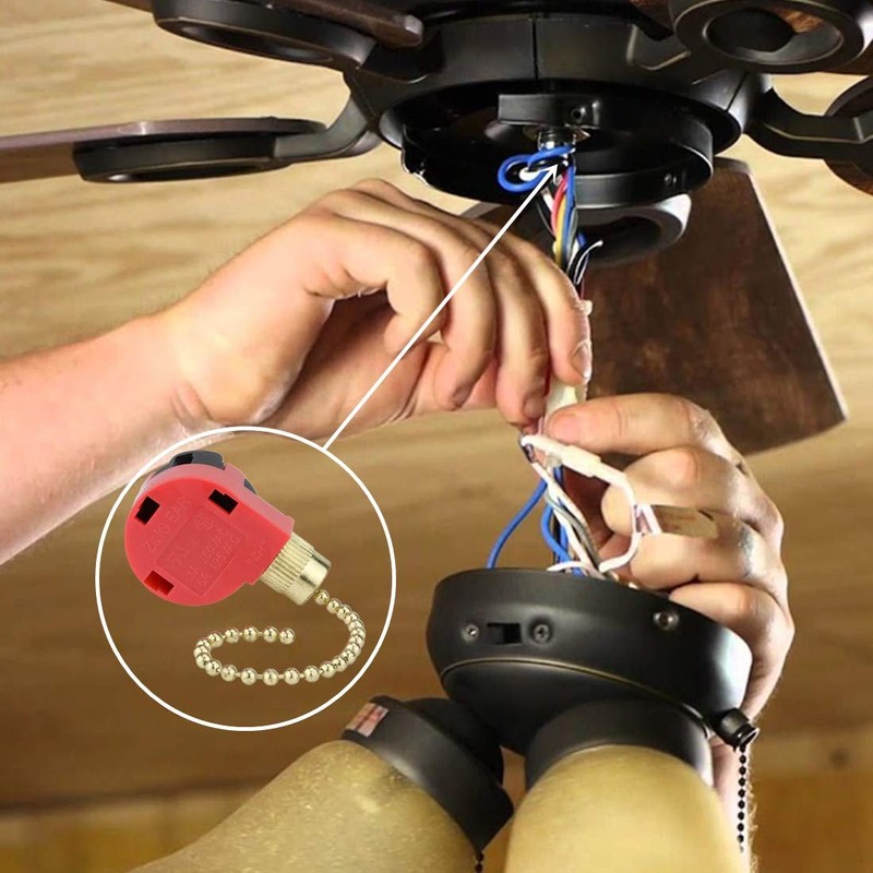 Zing Ear 268s1 Ceiling Fan Switch - 3 Speed 4