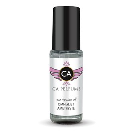 CA Perfume Impression of Omnialist Amethyste For Women Replica Fragrance Body Oil Dupes Alcohol-Free Essential Aromatherapy Sample Travel Size Long Lasting Attar Roll-On 0.14 Fl Oz/4ml-X1