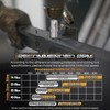 DAIMIT 14Pcs TCT Hole Saw Kit, 1/2"-1-57/64" Heavy-Duty Tungsten Carbide