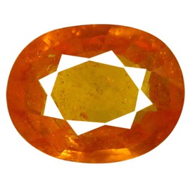 1.39 ct AAA Oval Shape (8 x 6 mm) Orange Spessartine Garnet Genuine Loose Gemstone, gemstone, spessartine garnet