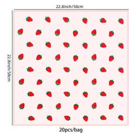 XIZHI 20 Sheets Flower Wrapping Paper 22.8x22.8Inch Used for DIY Crafts Florist Supplies Packaging Paper for Wedding Birthday Gift (Pink)