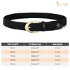JASGOOD Braided Stretchy Belts for Women Casual Woven Elastic Belt