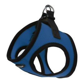 Bark Appeal Blue Step-in Dog Harness for Small-Medium Pets – Updated Sizing, Re-Measuring is Essential – Soft Vest Harness – Anti-Choke with Adjustable Strap & Heavy Duty Clip – XL