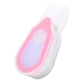 Ieron LED Safety Night Collar Light, Clip On Clothes Safety Care Light Hands Free Strong Magnetic Grip Clothes With Keychain Flashlight For Walking Running Sports Outdoor Red