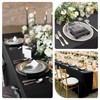 Teruntrue 1 Pack Black Polyester Tablecloth 100 x 140 cm