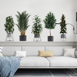 Condessacity Wall Sticker, House Plant, Potted Plant, 3D Wallpaper Sticker, Removable Stylish, Wall Sticker, Living Room, Bedroom, Entrance, Wallpaper, Cafe, Wall Sticker, Waterproof, Green, Wall