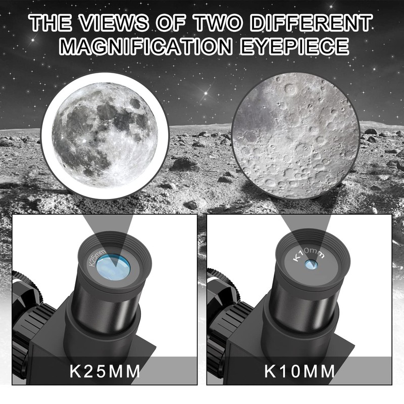 Telescope for Kids Beginners Adults, 70mm Astronomy Refractor Telescope with