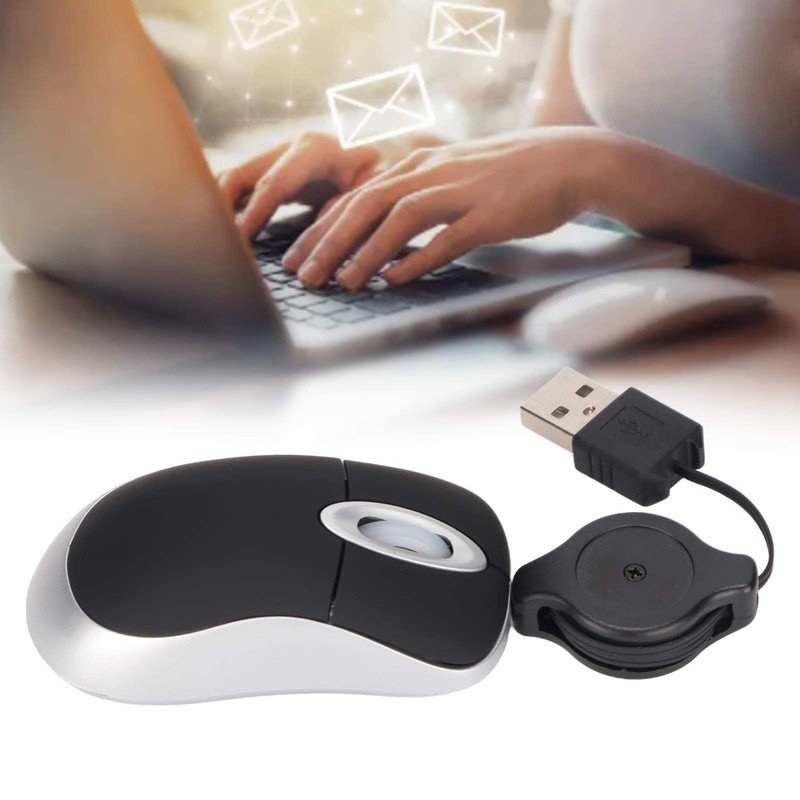 Yoidesu Mini Mouse, Mouse Portátil Ratón de Computadora con Cable