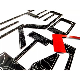 AFX 3D TOPOGRAPHIC BLACK DOMED TAILGATE LETTER FOR COLORAD 2023-25 US MADE