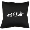 TShirt-People Evolution Witch Cushion with Filling 40 x 40 cm