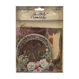 Tim Holtz - Advantus Idea-Ology Transparent Layers 12/Pkg Art Craft, Multi
