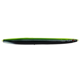 Savage Gear Sea Trout Blinker 12.5 cm 20g 3D Soft Line Thru Sandeel, Colour: Black Yellow