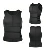 Faja Deportiva Gym Quema Grasa Corrector De Postura Negro Xxl