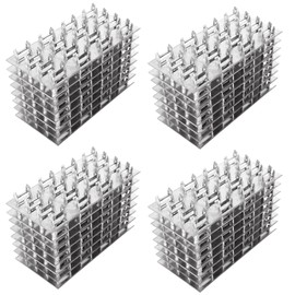 EATHEATY 100 Pack Truss Plate, 4" x 2" Pronged Truss Plate Flat Mending Plates Repair Tie Plate Bracket Nail Teeth Height 9mm, Thickness 1mm for Wood Stud Roof Truss Timber