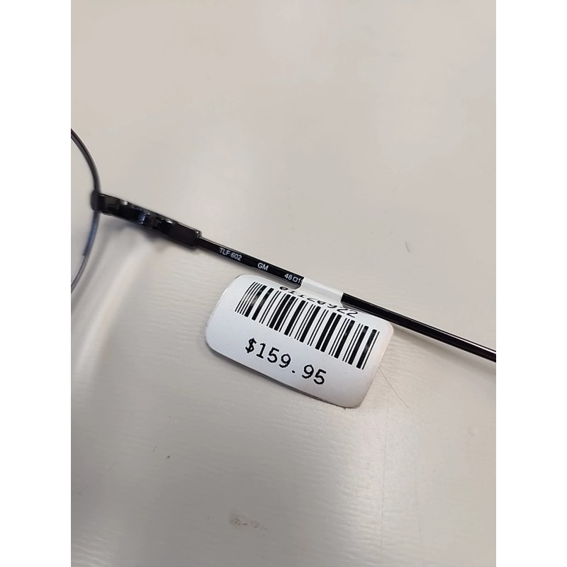 Technolite Flex Eyeglasses Frames TLF 602 GM Gunmetal Gray 48-19-140