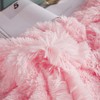 Yaoshuho Plush Fluffy Duvet Cover Queen Size Luxury Ultra Soft