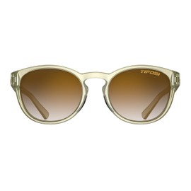 Tifosi Svago Sunglasses (Crystal Champagne, Brown Gradient)