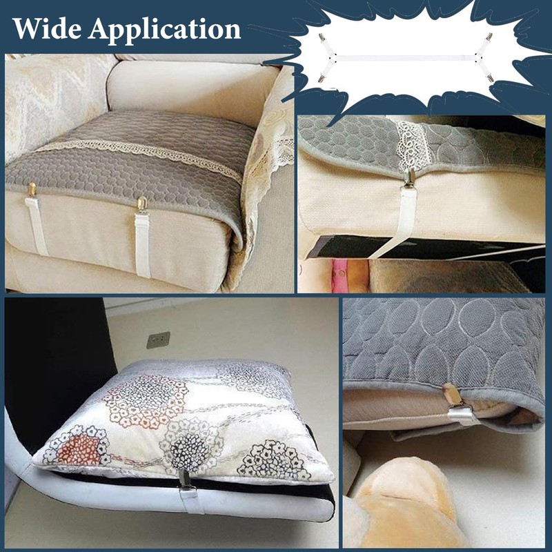 Consss Bed Sheet Straps, Adjustable Durable Bed Sheet Holder Straps