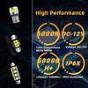DMEPUGI Interior LED Lights Kit Fit GMC Sierra 1999-2006,6000K Super