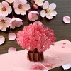 3D Sakura Cherry Blossom Tree Pop-Up Card – Intricate Laser-cut