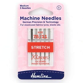 Hemline Machine Needles - Stretch 75/11 (Fine)