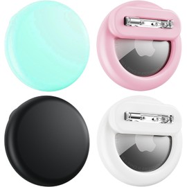JFHBSS Paquete de 4 Soporte para Airtag para Niños, Fundas para AirTag con pasadores de Seguridad, Funda de Silicona Antipérdida,para niños, Ancianos, Ropa Interior Oculta, Zapatos, Mochila