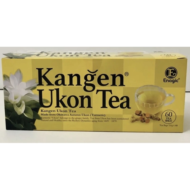Enagic 100% Original Enagic Kangen Ukon Turmeric Tea 60 Bags 100%