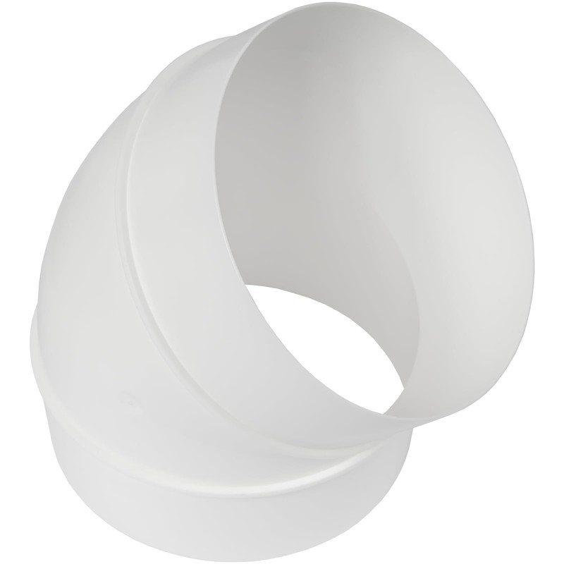 45 Degree 4 Inch / 100mm Plastic Elbow - Bend