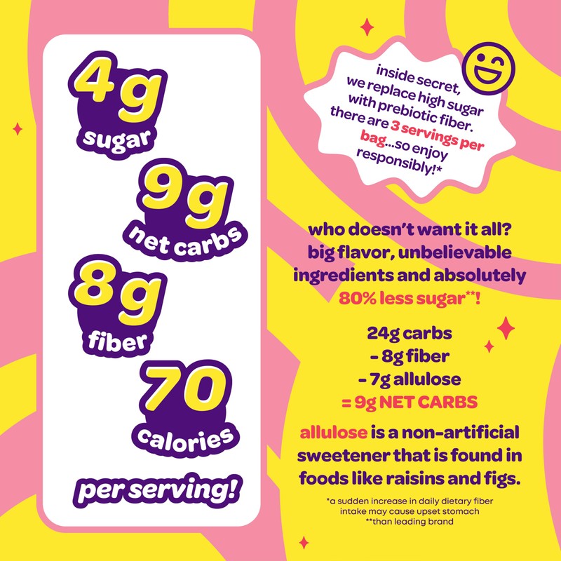 JOYRIDE Pink Lemonade Sour Strips - 3.5 oz 6-Pack Bundle