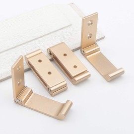 Pxyelec Foldable Wall Hook Aluminium Alloy Headphone Holder Coat Hook Creative Coat Hook for Kitchen Bathroom Bedroom Pack of 10