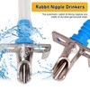 Rabbit Nipple Drinker Kit Automatic Rabbit Watering System Kit Include