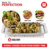 Stock Your Home Disposable Aluminum Foil Broiler Pan for Oven