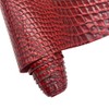 Embossed Synthetic Alligator PU Fabric, 32x135cm Crocodile Vinyl Faux Leather