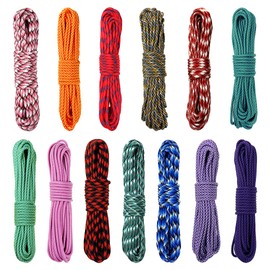 EdcX 550 Nylon Paracord, 4 mm (15, 30, 50 and 100 m) - Type III, 100% Nylon Rope, 7 Strand Rope, 4 mm Nylon Rope in Many Colours (Military Colours)