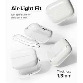 Ringke Air Funda para AirPods Pro 3 [TPU Suave y Flexible] Funda Protectora Delgada, Transparente y a Prueba de Golpes, Compatible con Carga Inalámbri