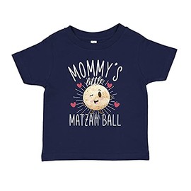 Mommy's Little Matzah Ball Toddler T-Shirt 4T Navy Blue