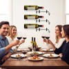 Ubamdom 6 Pcs Wall Mounted Wine Rack Holders - Metal