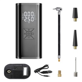 Tire Inflator Portable Air Compressor - Portable 150 PSI Car Tyres Pump With Real-time Pressure Readings,Car Accessories, Smart Air Pump Car Tires, Smart Pump Tire Inflator, Air Compressor Handheld Ga