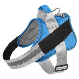 Bolux Dog Harness, No-Pull Reflective Dog Vest, Breathable Adjustable Pet Harness with Handle for Outdoor Walking - No More Pulling, Tugging or Choking